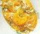 Рецепт праздничного салата. Салат из куриных грудок с апельсинами и нектаринами.