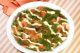Рецепт праздничного салата. Салат из консервированного лосося -1.