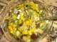 Рецепт праздничного салата. Салат зеленый с яйцами.