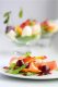 Рецепт праздничного салата. Салат из яблок, клюквы и винограда с медом.