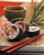 Футо-маки-суши с грибами шии-таке и сурими. Рецепт с фото.