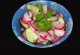 Рецепты: Салат из редиса с огурцами 