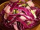 Рецепты: Салат из краснокочанной капусты с огурцами