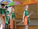  Танец с зонтиками. Фото калитва.ру