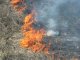 В Ростовской области продолжает гореть сухая трава