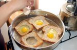 Рецепт яйца в корзине