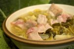 Рецепт супа из картофеля и савойской капусты с беконом