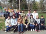 Сотрудники центра социального обслуживания Белокалитвинского района вышли на традиционный субботник
