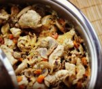 Рецепт: курица с грибами в соусе из феты