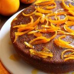 Рецепт: Апельсиновый пирог с оливковым маслом