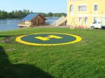 На территории Кореновской больницы построена вертолетная площадка