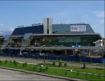 На привокзальную площадь аэропорта Сочи въехать можно только по олимпийским пропускам