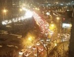 Центральные улицы Ростова стали в одну большую пробку из-за закрытия Ворошиловского моста