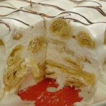 Рецепт: торт "Поленница" со сметанным кремом