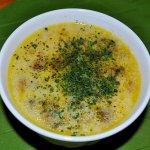 Рецепт: сырный суп с зеленью