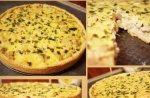 Рецепт: лоранский пирог с курицей, грибами и шпинатом