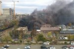 В Краснодаре потушили пожар в бывшем здании УФМС