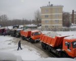 За ночь с улиц Ростова вывезено почти четыре тысячи тонн снега