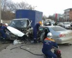 В Ростове водитель Lexus на встречке врезался в «Газель»
