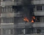 В Ростове на пр. Стачки горела квартира с боеприпасами