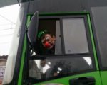 В Новочеркасске управлять автобусом посадили клоуна
