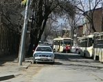 В Ростове на ул. Станиславского трамвай сошел с рельсов