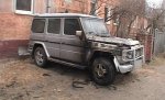 В Волгограде ночью сгорел Mercedes Gelandewagen