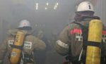 В Дзержинском районе Волгограда вечером загорелась школа