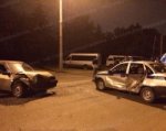 В Ростове на выходных полицейский автомобиль попал в ДТП