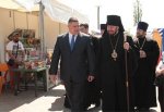 В г. Шахты работает православная ярмарка с 14 по 19 мая перед Кафедральным собором