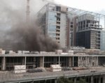 Пожар в строящемся пятизвездочном отеле в Ростове ликвидирован