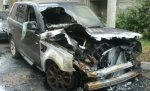 В Тракторозаводском районе Волгограда ночью неизвестные спалили Land Rover
