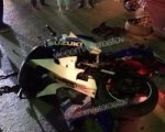 В Ростове на Западном пьяный байкер врезался в иномарку