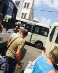 В Ростове автобус лишился лобового стекла из-за гонки маршруток