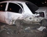Предположительно пьяный водитель протаранил два авто на ул. Малиновского