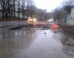 В Ростове на ул. Штахановского после ремонтных работ провалился асфальт