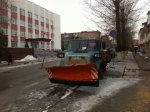 Как в Белой Калитве чистили дороги от снега в новогодние праздники