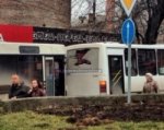 Гонка водителей автобусов в Ростове закончилась ДТП