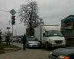 В Таганроге машина полиции попала в ДТП с грузовиком