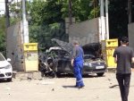 В Ростове на автозаправке взорвалась машина