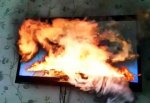 В г. Шахты от загоревшегося телевизора сгорел дом на ул. Ведомственной, пострадала женщина