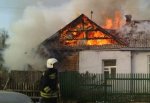 В г. Шахты сгорел частный дом на улице Свердлова