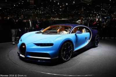 Первый выпущенный Bugatti Chiron уже разбили
