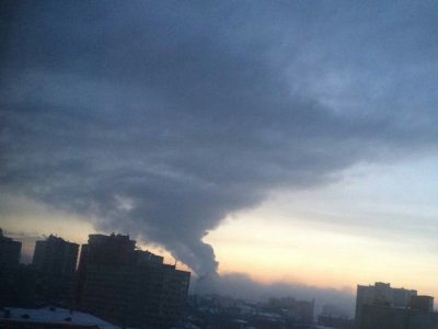 Дым в Ростове испугал горожан
