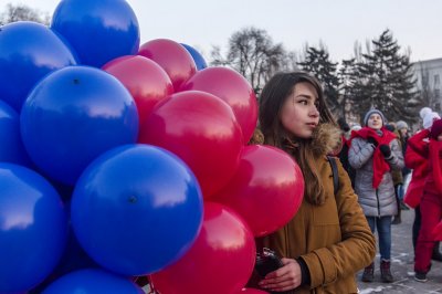 В честь 500 дней до старта ЧМ-2018 ростовчане запустили в небо сотни шариков