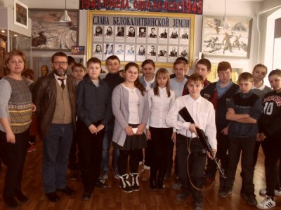 Учащиеся школы №1побывали в Белокалитвинском историко-краеведческом музее 