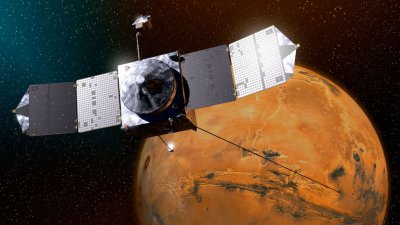 Космический аппарат NASA чуть не столкнулся с одним из спутников Марса