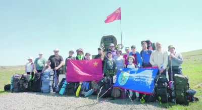 17 спортсменов из Белокалитвинского района совершили трехдневный поход по местам боевой славы
