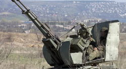 Украинские зенитчики провели учебные стрельбы в Донбассе