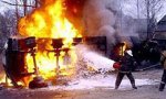 На питерском КАДе сгорел бензовоз с шестью тоннами топлива